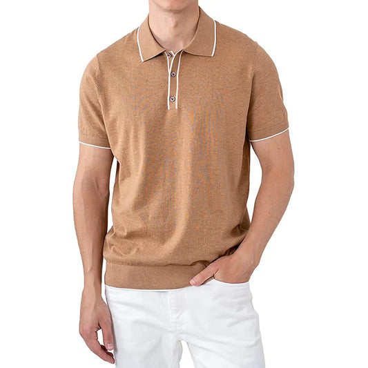 Men's Polo Shirt | Classic Polo Shirt | Business Casual Cotton Polo
