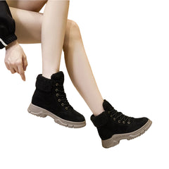 Women Genuine Leather Snow Boots | Winter Shoes | Non-Slip Ankle Boots