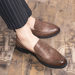 Men Business Leather Shoes | Dress Shoes | Wedding | Homecoming Shoes | Lightweight Shoes