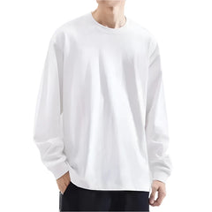 Men Casual Cotton Long Sleeve Shirt | Classic Loose Fit
