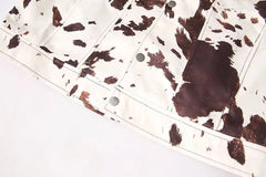 Women Animal Print Jacket | Long Sleeve | Autumn Jacket