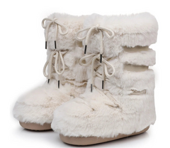 Women Winter Lace-up Ankle Boots | Snow Boots | Classic Platform Boots | Waterproof | Non-slip | Ski Boots