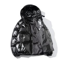 Unisex Metallic Warm Winter Jacket | Thick Waterproof Puffer Jacket | Windproof Jacket
