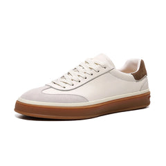 Men Genuine Leather Sneakers | Lightweight | Casual Shoes | Trainers