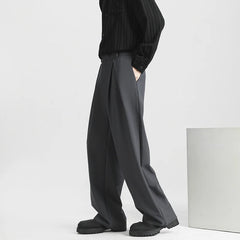 Men Naples Suit Pants | Casual Retro Trousers | Light