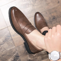 Men Business Leather Shoes | Dress Shoes | Wedding | Homecoming Shoes | Lightweight Shoes