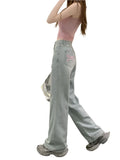 Women Bow Embroidery Jeans