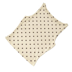 Women Polka Dot Long Skirt | Sleeveless Vest Top | Pleated Skirt Set | Office Dress Set