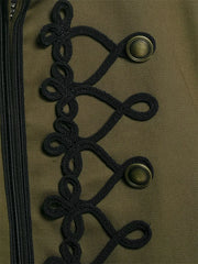 Women Rope Knot Button Jacket | Long Sleeves | Napoleon Jacket