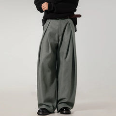 Men Dress Pants | Casual | Flare Trousers | Draped | Straight