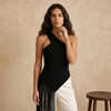 Women Tassel Knitted Top | Sleeveless | Holiday | Summer | Asymmetrical Party Top