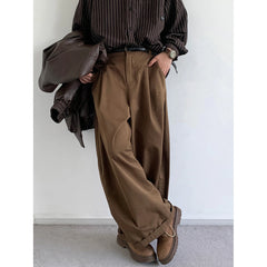 Men Wide Leg Pants | High Waist | Straight | Loose | Casual Pants