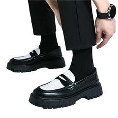 Men Handmade Leather Shoes | Men Platform Loafers | Moccasin