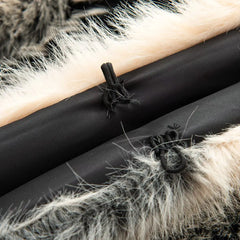 Women Fur Jacket | Short Coat | Elegant Fluffy Loose Jacket | Warm Long Sleeve Jackett | Fur Coat