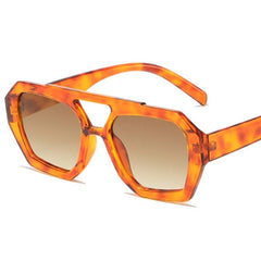 Unisex Big Frame Square Vintage Sunglasses