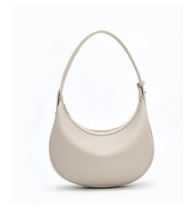 Women Shoulder Bag | Leather Crescent Underarm Bag | Minimalist Crossbody Bag