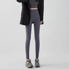 Women Thick Fleece Leggings | Winter | Elastic Tight | Warm Shark Pants | High Waist | Slimming Yoga Leggings