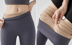 Women Thick Fleece Leggings | Winter | Elastic Tight | Warm Shark Pants | High Waist | Slimming Yoga Leggings