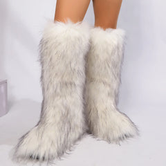 Women Over-The-Knee Boots | High Boots | Winter | Fur Snow Boots | Warm Boots | Non-Slip