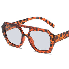 Unisex Big Frame Square Vintage Sunglasses