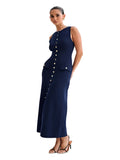 Women Summer Knitted Bodycon Dress