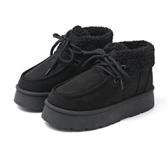Women Winter Snow Boots | Fleece Lined | Thick Casual Cotton Shoes | Casual Short Boots