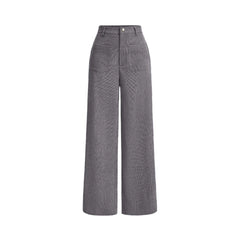 Women Vintage Straight Pants | All Season Casual Retro Full-Length Pants