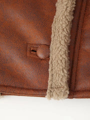 Women Brown Fur Jacket | Shearling Jacket