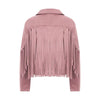 Women Cropped Spring Fringe Jacket | Tassel Jacket