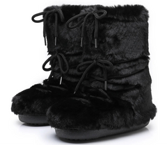 Women Winter Lace-up Ankle Boots | Snow Boots | Classic Platform Boots | Waterproof | Non-slip | Ski Boots