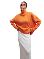 Women Oversized Thick Turtleneck Sweater