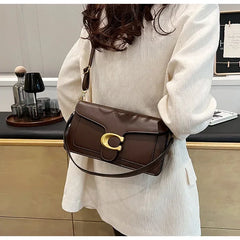 Women Leather Shoulder Bag | Underarm Bag | Crossbody Bag | Square Bag