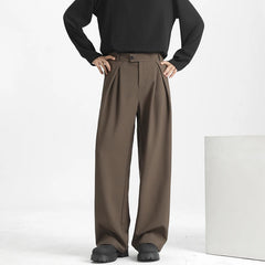 Men Naples Suit Pants | Casual Retro Trousers | Light