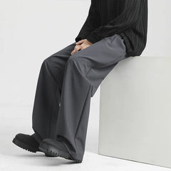 Men Naples Suit Pants | Casual Retro Trousers | Light