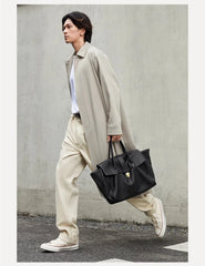 Women Large Capacity Leather Retro Handbag