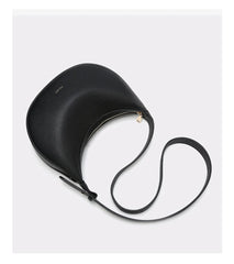 Women Shoulder Bag | Leather Crescent Underarm Bag | Minimalist Crossbody Bag