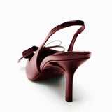 Women Butterfly-Knot High Heel Sandals