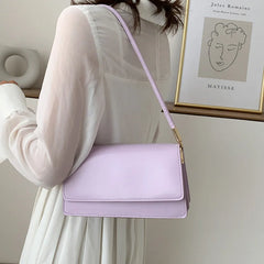 Women Leather Flap Bag | Small Crossbody Bag