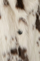 Women Winter Animal Print Fur Coat | Thick Warm Long Coat