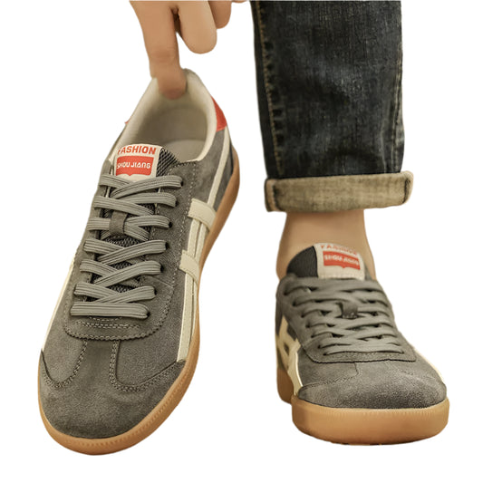 Men Casual Shoes | Leather Flat Comfortable Training Shoes | Sports Shoes | Lightweight