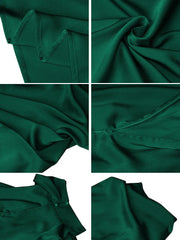 Women Satin Long Dress | Silk Sleeveless Evening Dress | Party Dress