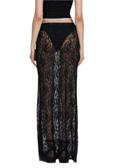 Women Lace Long Skirt | See Through | Beach Skirt | Bikini Cover-Up | Summer Skirt