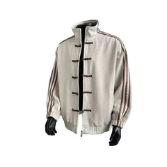 Unisex Baseball Jacket | Button Design | Spring | Autumn | Stand Collar | Sporty | Open Cardigan