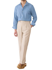 Men British Wrinkle-Resistant Long Sleeve Dress Shirt | Business Shirt