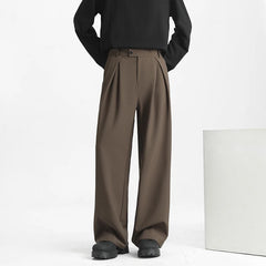 Men Naples Suit Pants | Casual Retro Trousers | Light