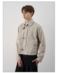 Unisex Lobster-Clasp Deck Jacket | Retro Gothic | Aircraft Button Jacket | Vintage Casual Jacket | Y2K