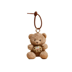 Women Cartoon Plush Doll Bag Charm | Small Teddy Bag Charm | Teddy Keychain