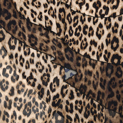 Women Leopard Print See Through Lace Dress | One Shoulder Ruffle Dress | Summer Elegant Party Dress