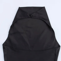 Women Satin Backless Halter Dress | Summer | Short Party Dress | Sleeveless | Mini Dress