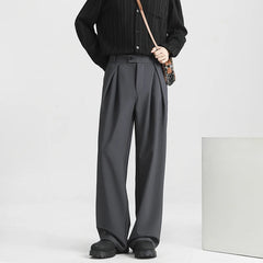 Men Naples Suit Pants | Casual Retro Trousers | Light